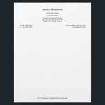 Professional Custom  Business Letterhead<br><div class="desc">Create your own personalizable business Products,  minimalist style which can be easily updated with your Photo and text. If you need any help personalizing this product,  please contact me using the message button below and I will be happy to help.</div>