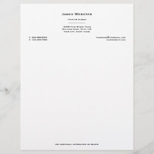 Professional Custom  Business Letterhead