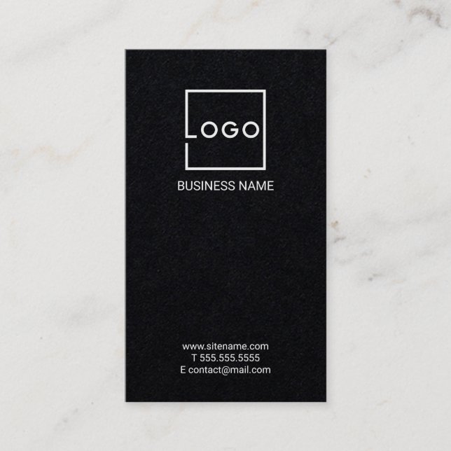 Professional Custom Business Logo Card (Front)