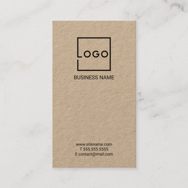 Professional Custom Business Logo Card (Front)