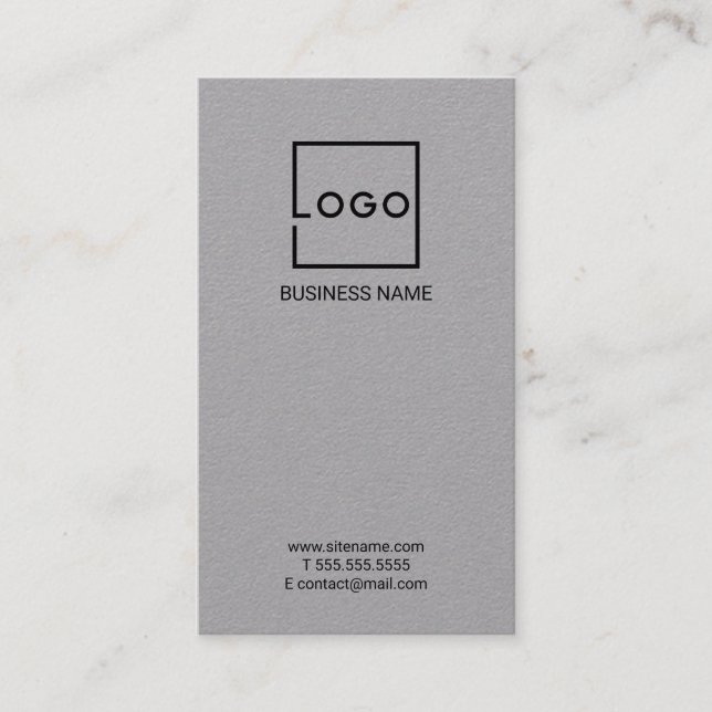 Professional Custom Business Logo Card (Front)