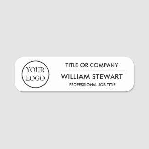 Professional Custom business logo Employee Staff Name Tag