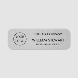 Professional Custom business logo Employee Staff Name Tag