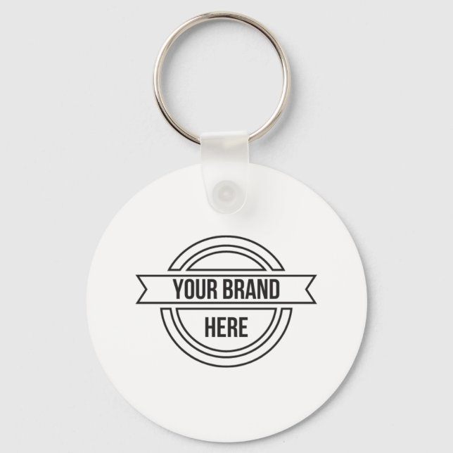 Professional Custom Business Logo Promotion Keychain (Front)