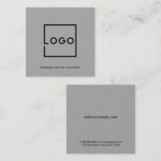 Professional Custom Business Logo Square Business Card