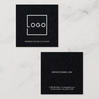 Professional Custom Business Logo Square Business Card