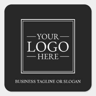 Professional Custom Business Logo Square Sticker