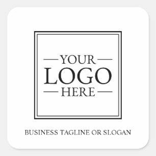 Professional Custom Business Logo Square Sticker