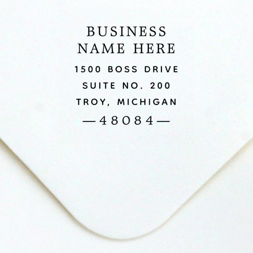Professional Custom Business Name Return Address Self_inking Stamp