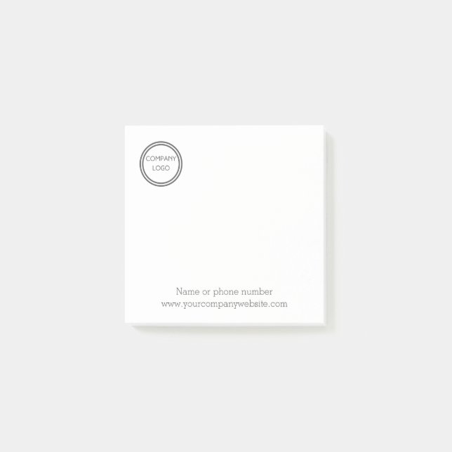 Professional Custom  Business Post-it Notes (Front)