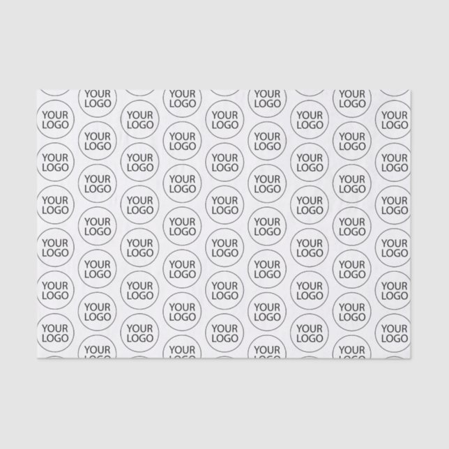 Professional Custom Company | Business Logo  Tissue Paper (Front)