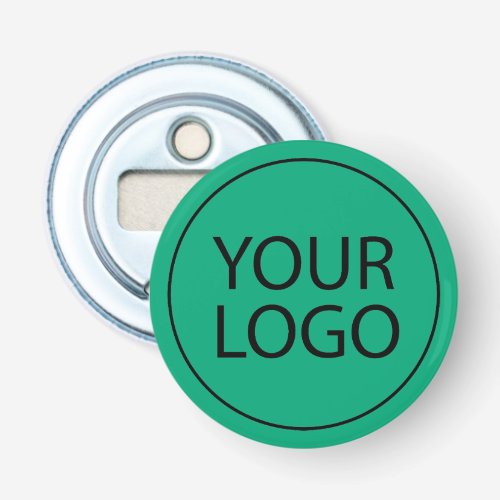 Professional Custom Company Logo Business Green Bottle Opener
