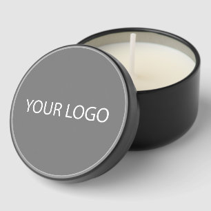 Professional Custom Company Logo Business Mini Candle Favors