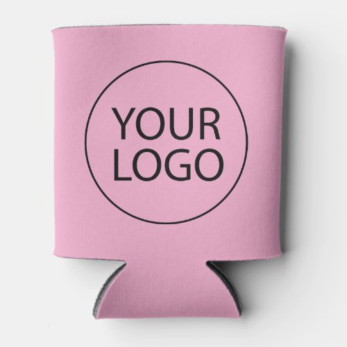 Professional Custom Company Logo Business Pink Can Cooler