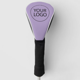 Professional Custom Company Logo Business Purple Golf Head Cover
