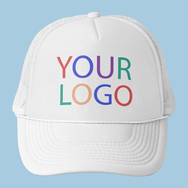 Professional Custom Company Logo Business White    Trucker Hat (Creator Uploaded)