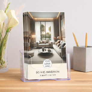 Professional Custom Logo Business Tri-Fold Brochure