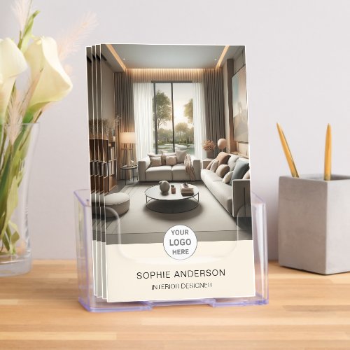 Professional Custom Logo Business Tri-Fold Brochure