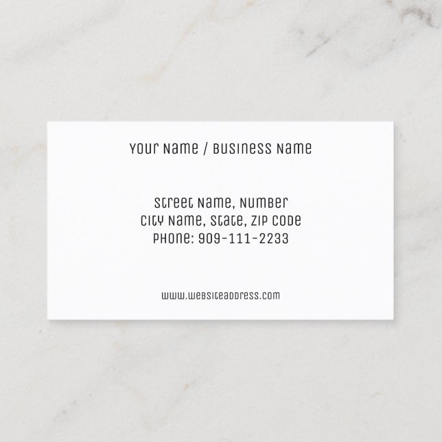 Professional Custom Logo Loyalty Punch Card