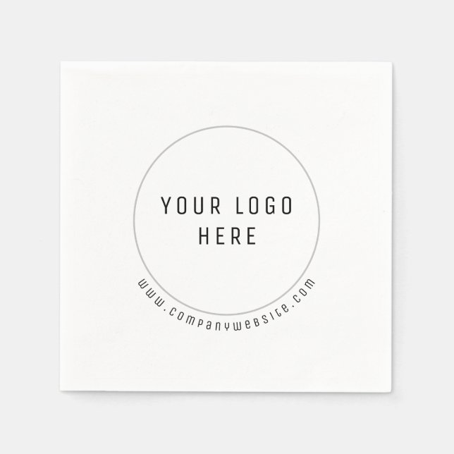 Professional Custom Logo Napkins (Front)