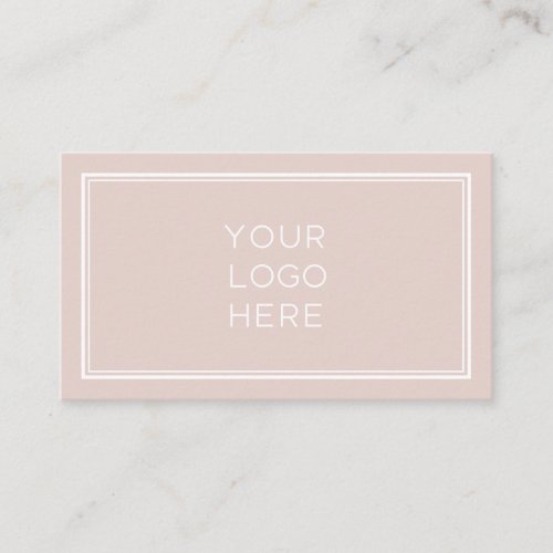 Professional Custom Logo  Simple and Minimalist Business Card