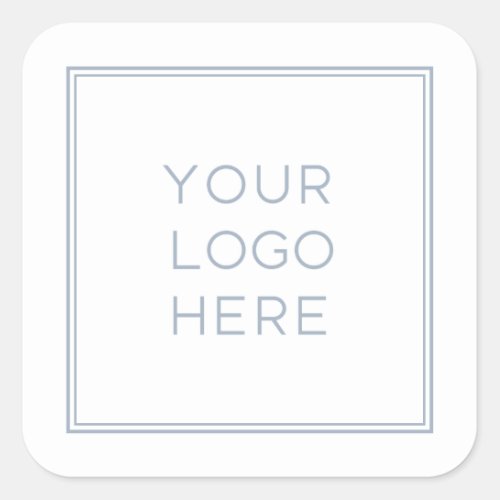 Professional Custom Logo  Simple and Minimalist Square Sticker