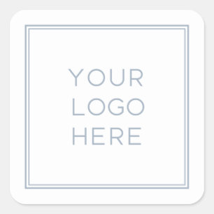 Professional Custom Logo Simple and Minimalist Square Sticker