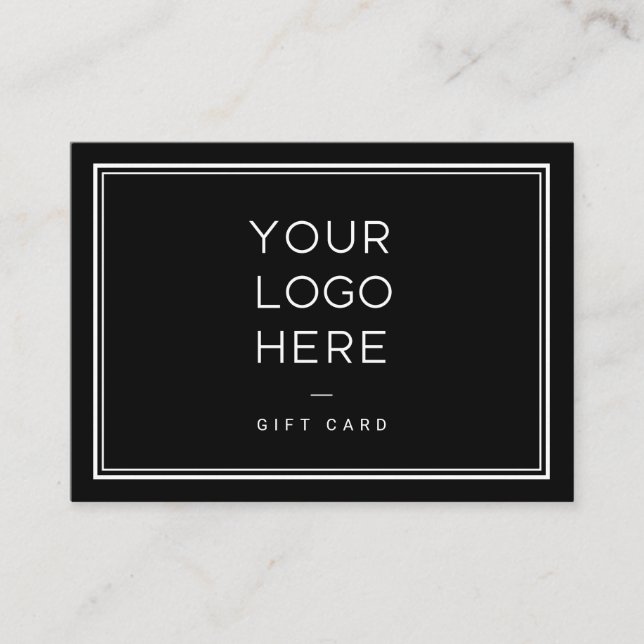 Professional Custom Logo | Simple Gift Certificate (Front)