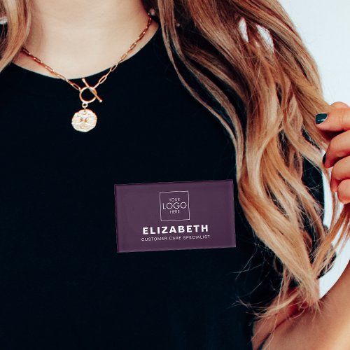 Professional Custom Magnetic Name Badges With Logo