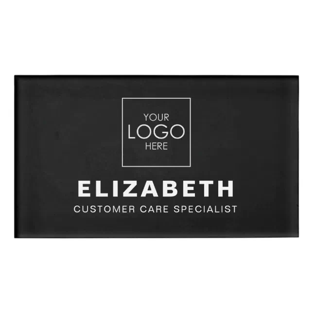 Professional Custom Name Badges With Logo Zazzle