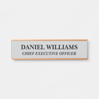 Professional Custom Name Plate Office Door Sign