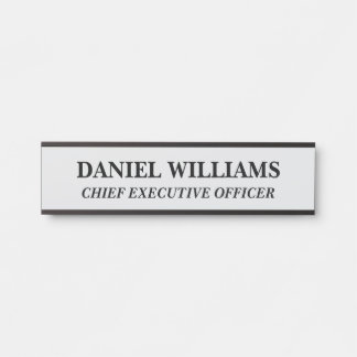 Professional Custom Name Plate Office Door Sign