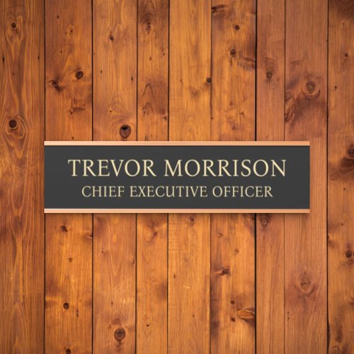 Professional Custom Name Plate Office Door Sign