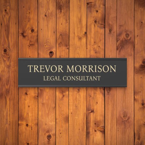 Professional Custom Name Plate Office Door Sign
