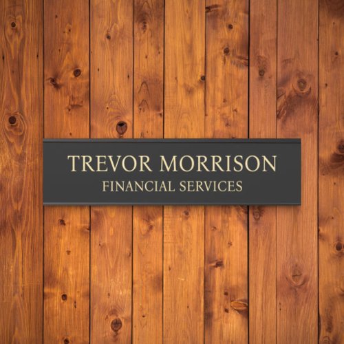 Professional Custom Name Plate Office Door Sign