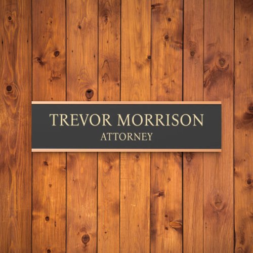 Professional Custom Name Plate Office Door Sign