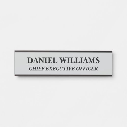 Professional Custom Name Plate Office Door Sign