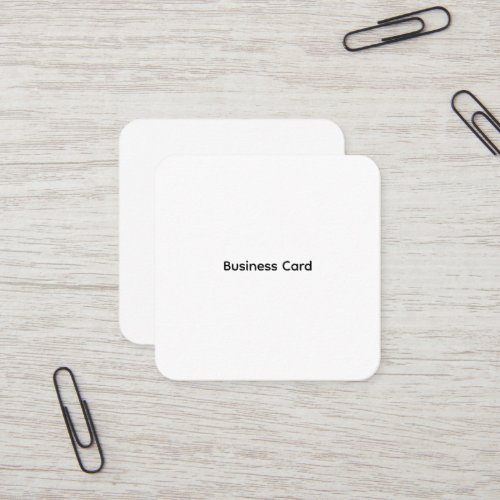 Professional Custom Square Business Card