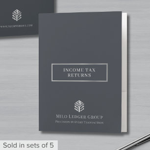 Professional Custom Tax Return Pocket Folder