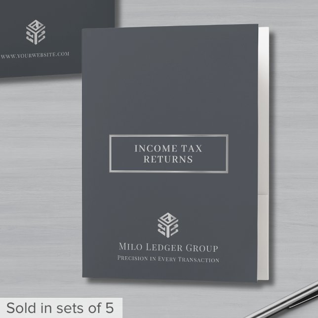 Professional Custom Tax Return Pocket Folder (Creator Uploaded)