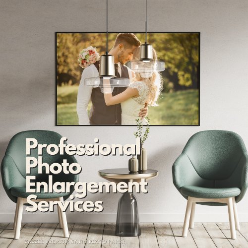 Professional Custom Wedding Photo Enlargement