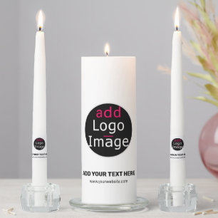 Professional Customizable Business Add Your Logo  Unity Candle Set