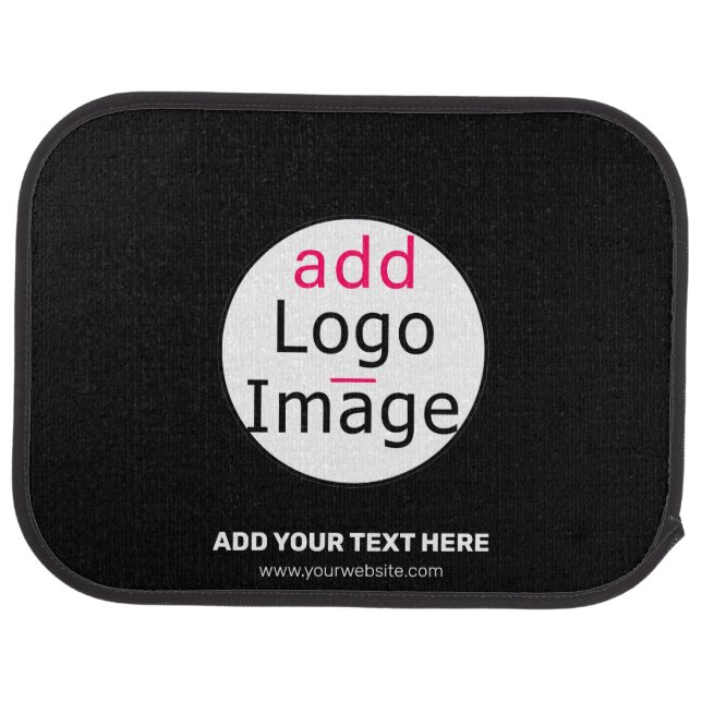 Professional Customizable Business  Brand Black Car Floor Mat (Rear)