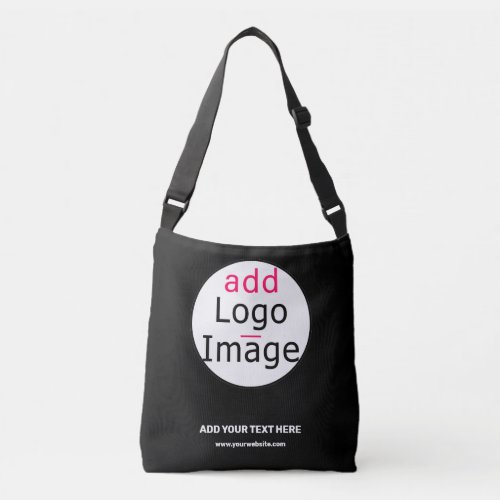 Professional Customizable Business Brand Black   Crossbody Bag