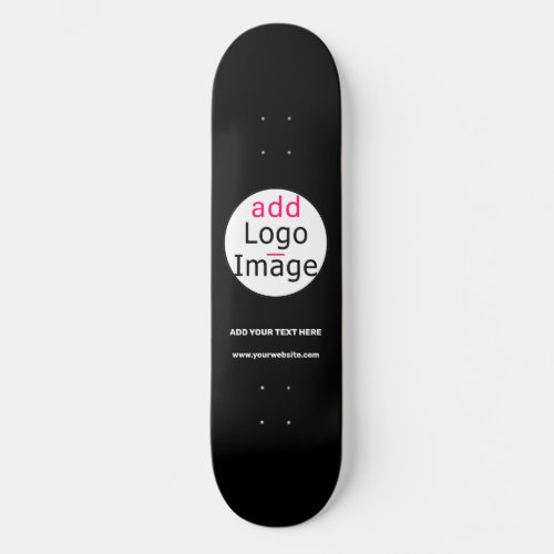 Professional Customizable Business Brand Black Skateboard