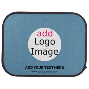 Professional Customizable Business Brand Blue Car  Floor Mat