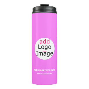 Professional Customizable Business Brand Deep Pink Thermal Tumbler