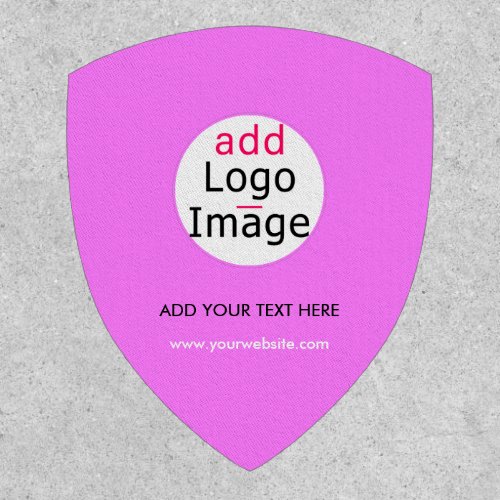 Professional Customizable Business Brand Pink Patch