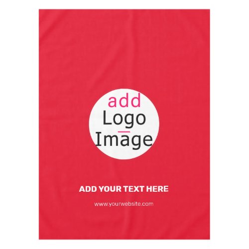 Professional Customizable Business Brand Red Tablecloth
