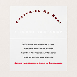 Professional Customizable Business Cards